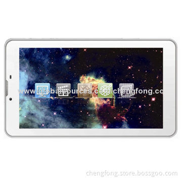 7-inch Capacitive Touch Screen Tablet PC with 1,024 x 600P HD, MTK8312, 3G